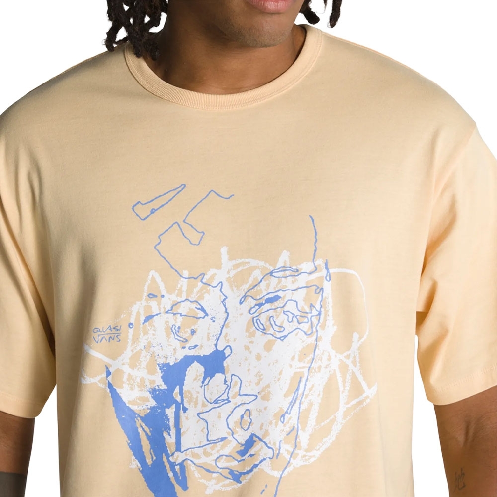 Camiseta Vans X Quasi Mask Otw Bege