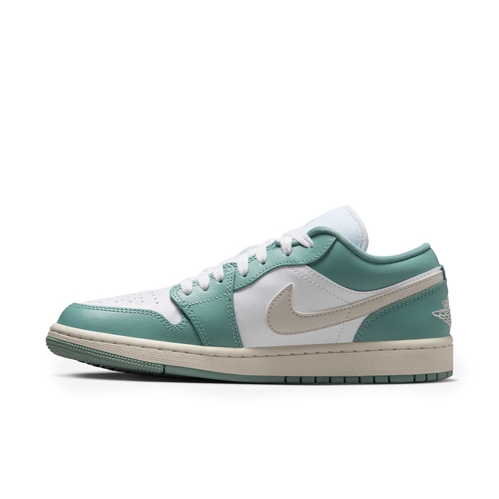 Tênis Air Jordan 1 Low Branco/verde