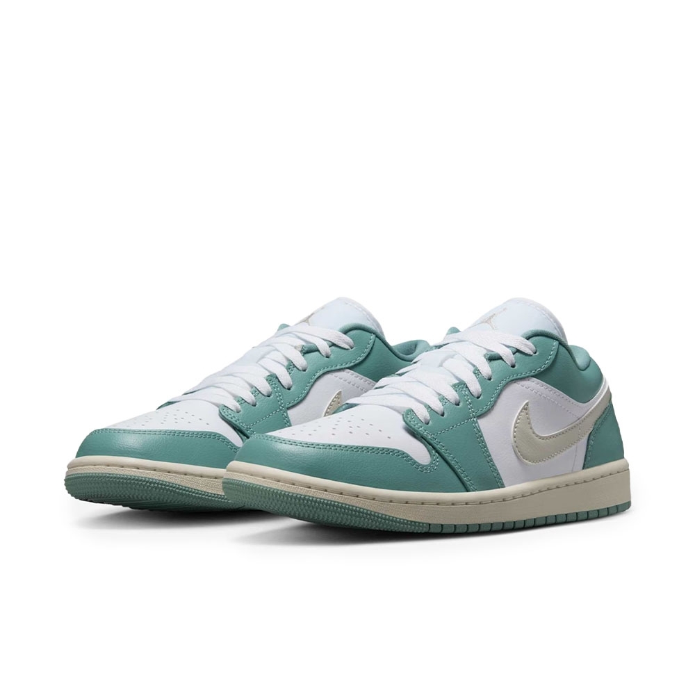 Tênis Air Jordan 1 Low Branco/verde