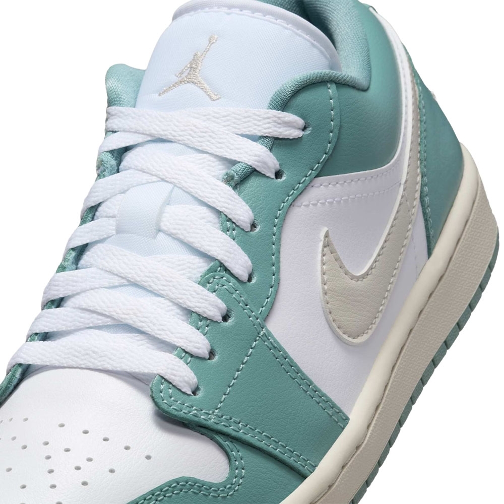 Tênis Air Jordan 1 Low Branco/verde