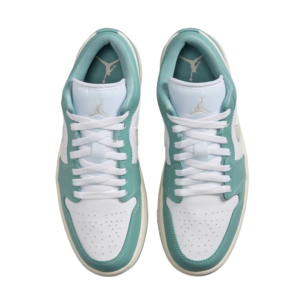 Tênis Air Jordan 1 Low Branco/verde