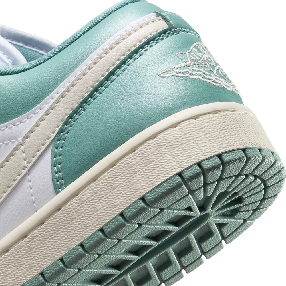 Tênis Air Jordan 1 Low Branco/verde
