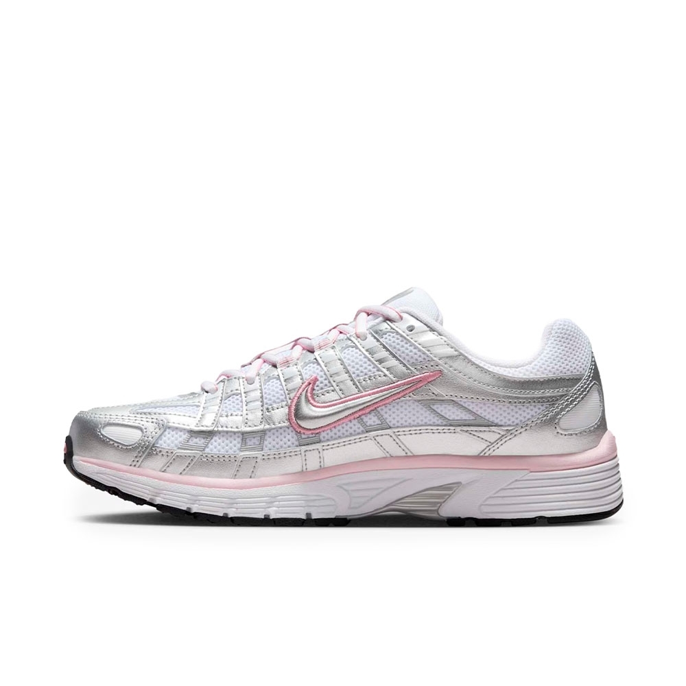 Tênis Nike P-6000 Prata/rosa