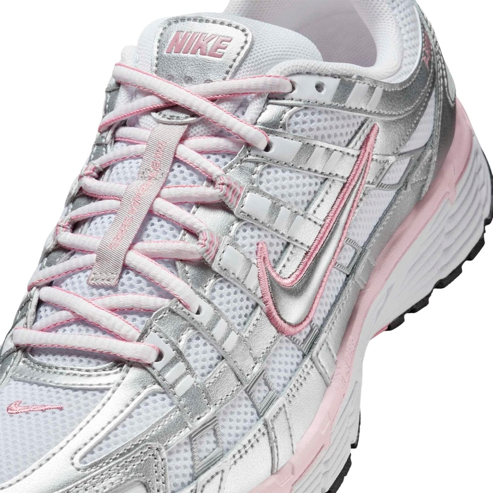 Tênis Nike P-6000 Prata/rosa