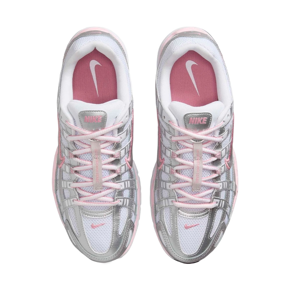 Tênis Nike P-6000 Prata/rosa