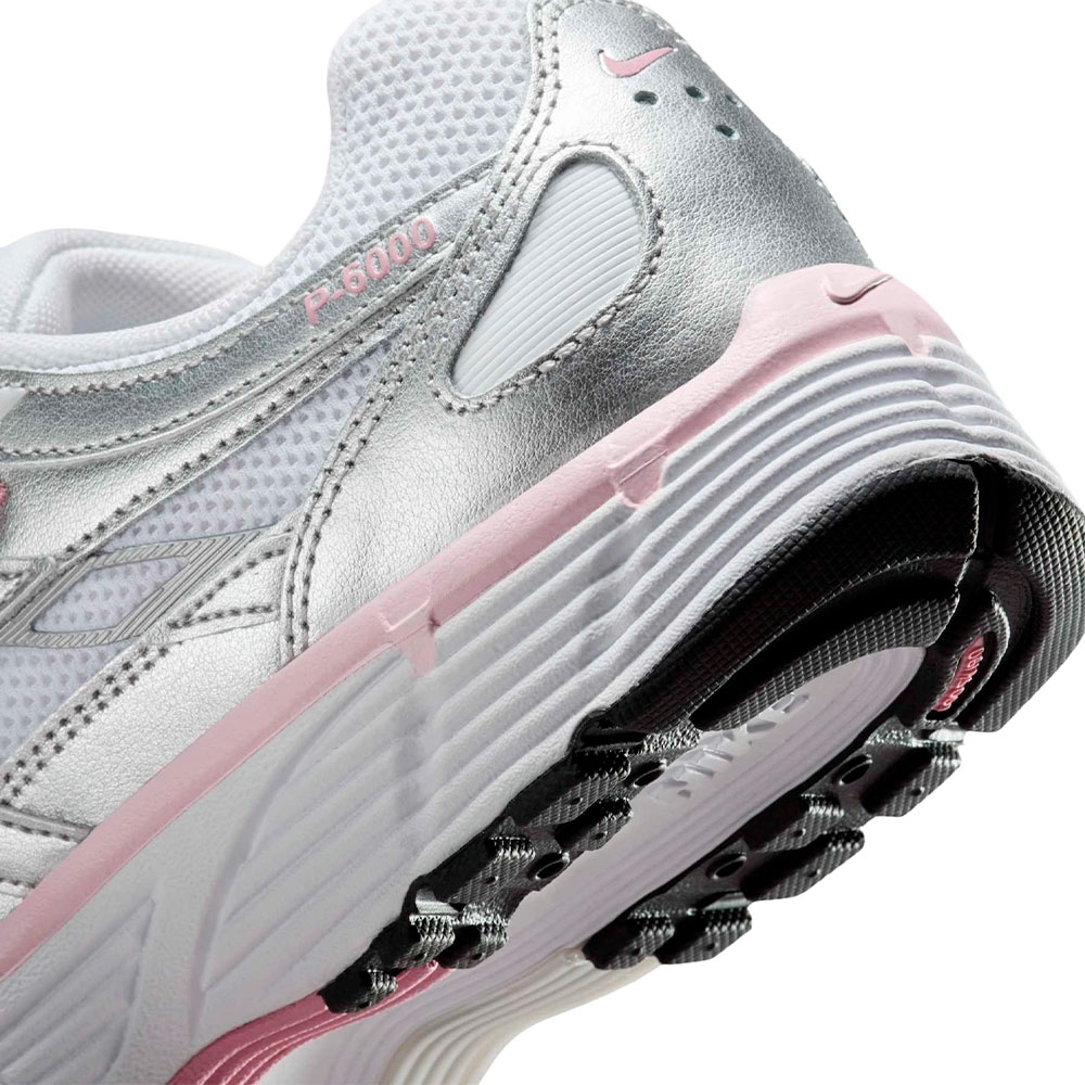 Tênis Nike P-6000 Prata/rosa