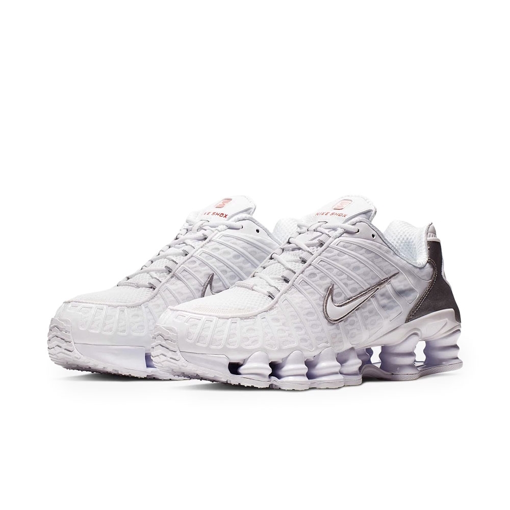 Tênis Nike Shox Tl Branco/prata