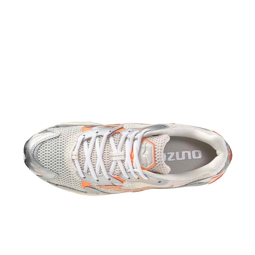 Tênis Mizuno Wave Rider 10 Prata/laranja