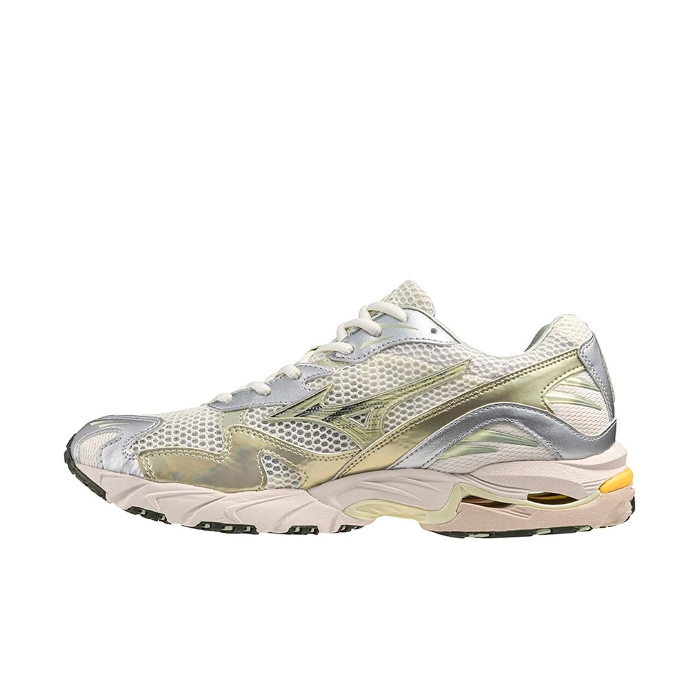 Tênis Mizuno Wave Rider 10 Prata/verde