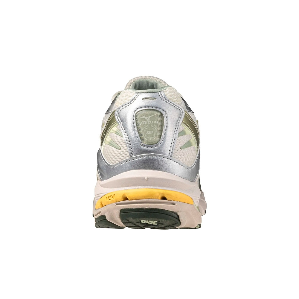 Tênis Mizuno Wave Rider 10 Prata/verde