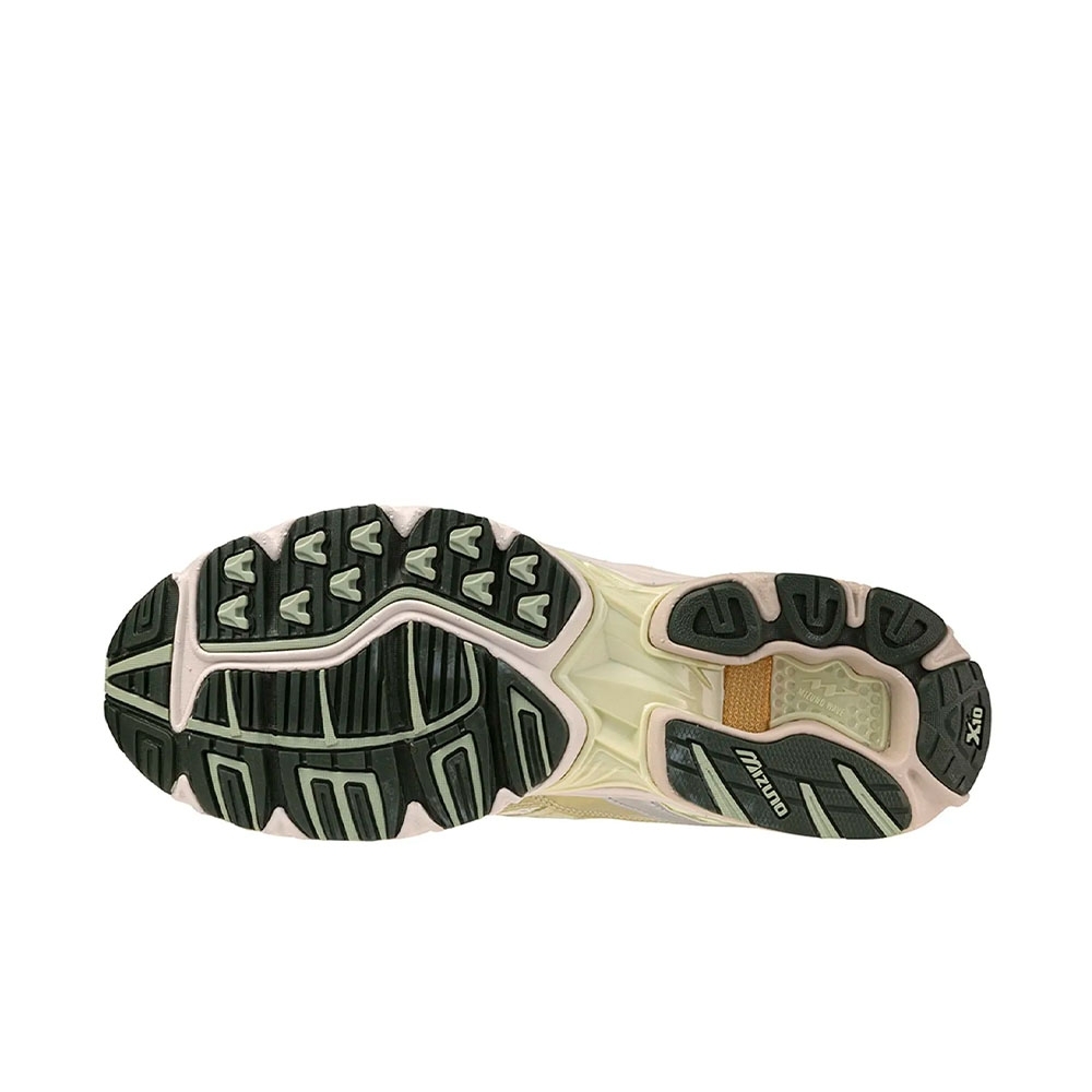 Tênis Mizuno Wave Rider 10 Prata/verde