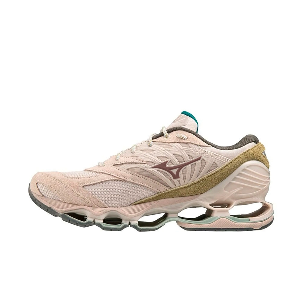 Tênis Mizuno Wave Prophecy Ls Bege/verde