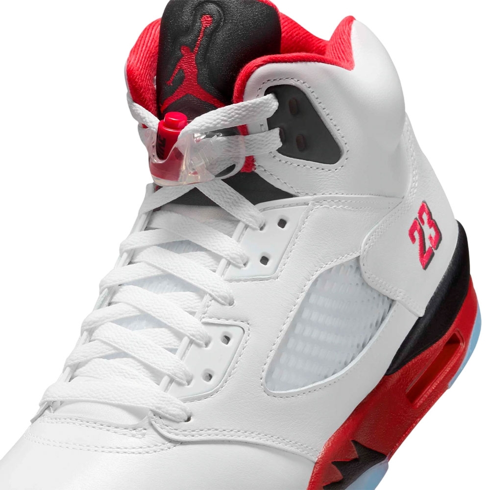 Nike Air Jordan 5 ホワイト/レッド Tênis Air Jordan 5 Retro Og Branco/vermelho