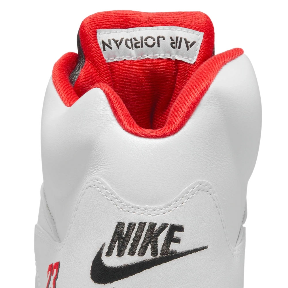 Tênis Air Jordan 5 Retro Og Branco/vermelho