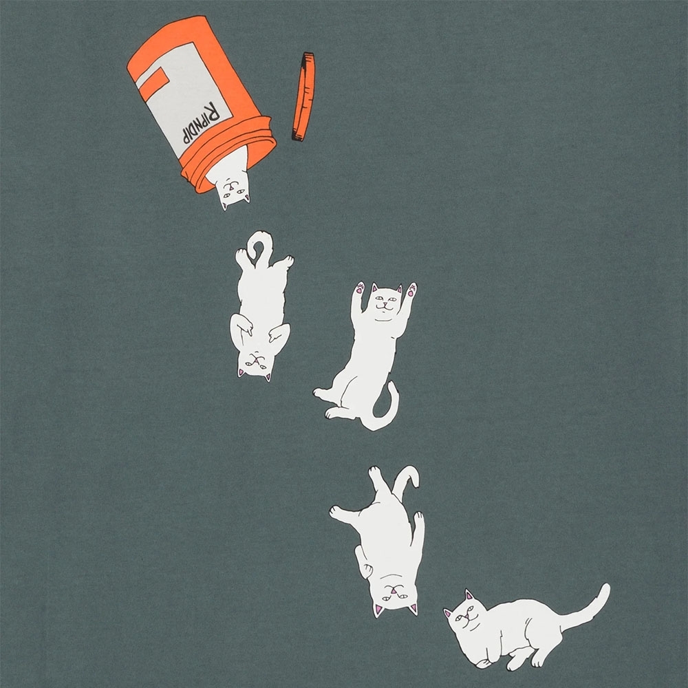 Camiseta Ripndip Nermal Pills Cinza