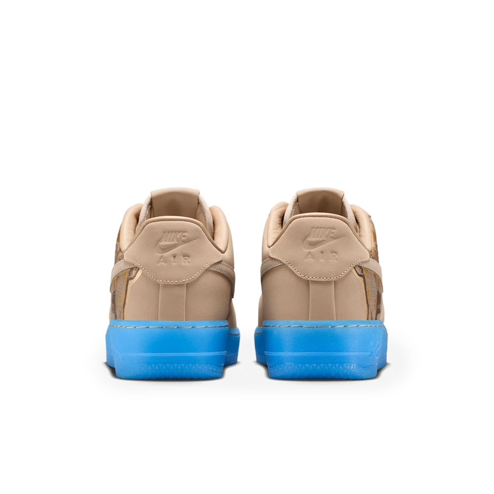 Tênis Nike Air Force 1 Bege/azul
