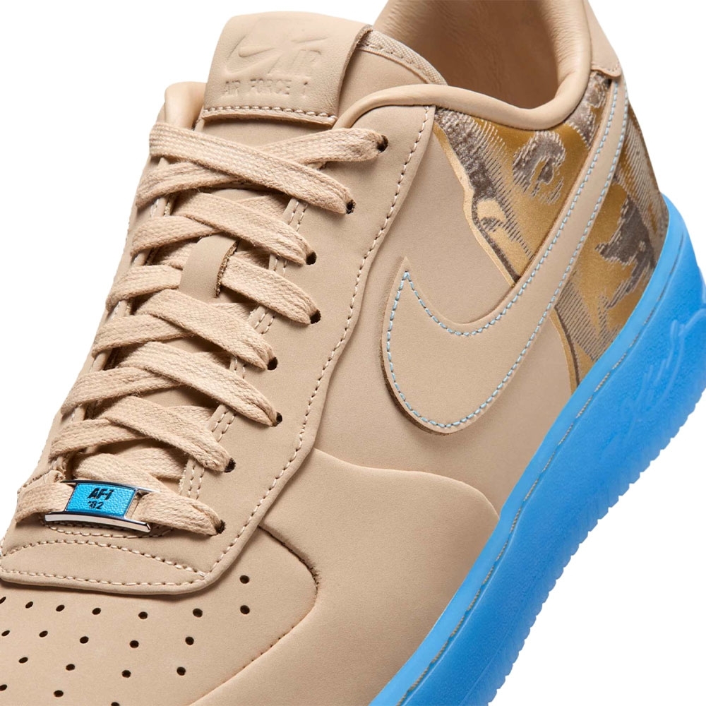 Tênis Nike Air Force 1 Bege/azul