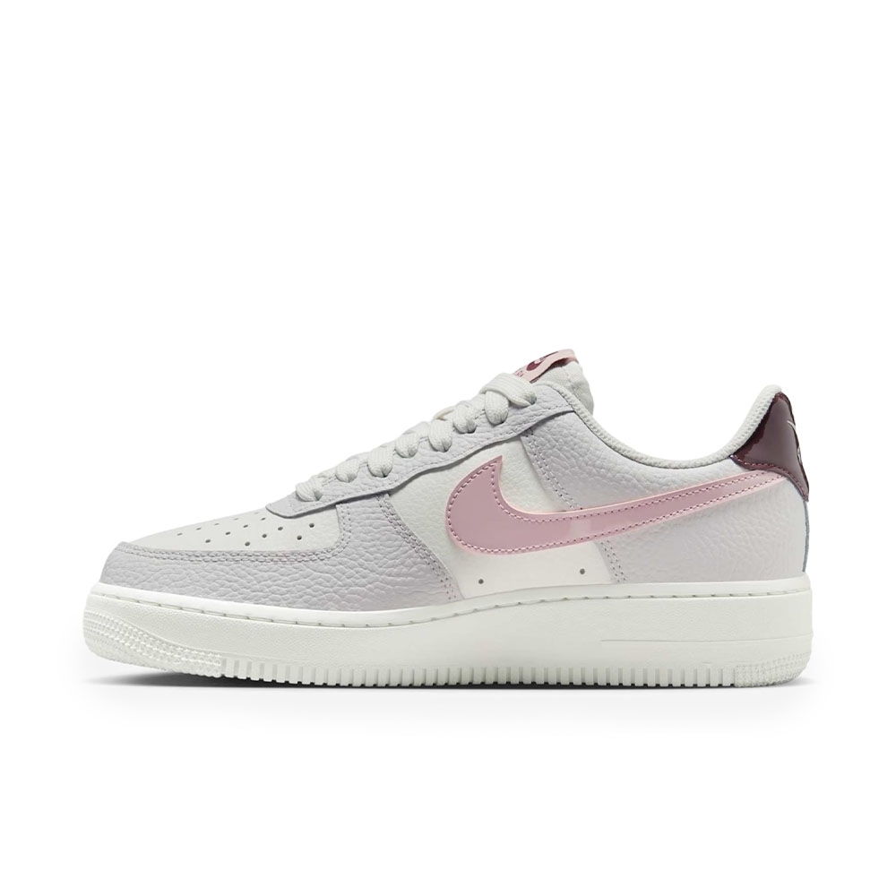 Tênis Nike Air Force 1 07 Cinza/ Rosa