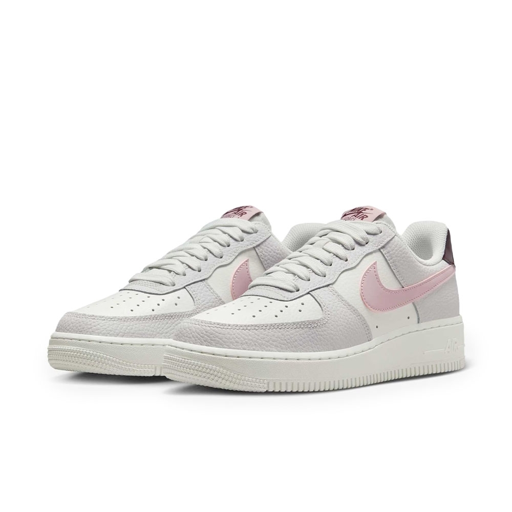Tênis Nike Air Force 1 07 Cinza/ Rosa