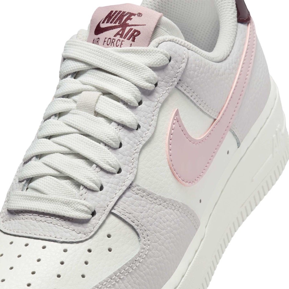 Tênis Nike Air Force 1 07 Cinza/ Rosa