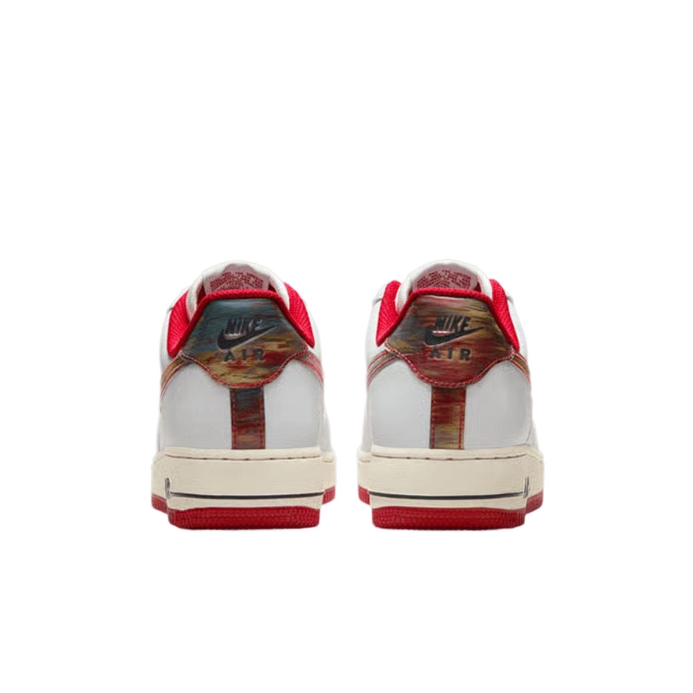 Tênis Air Force 1 07 Cinza/vermelho