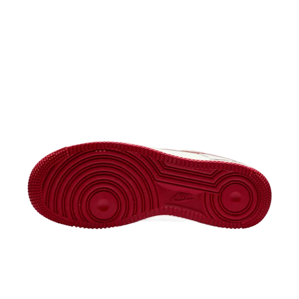 Tênis Air Force 1 07 Cinza/vermelho