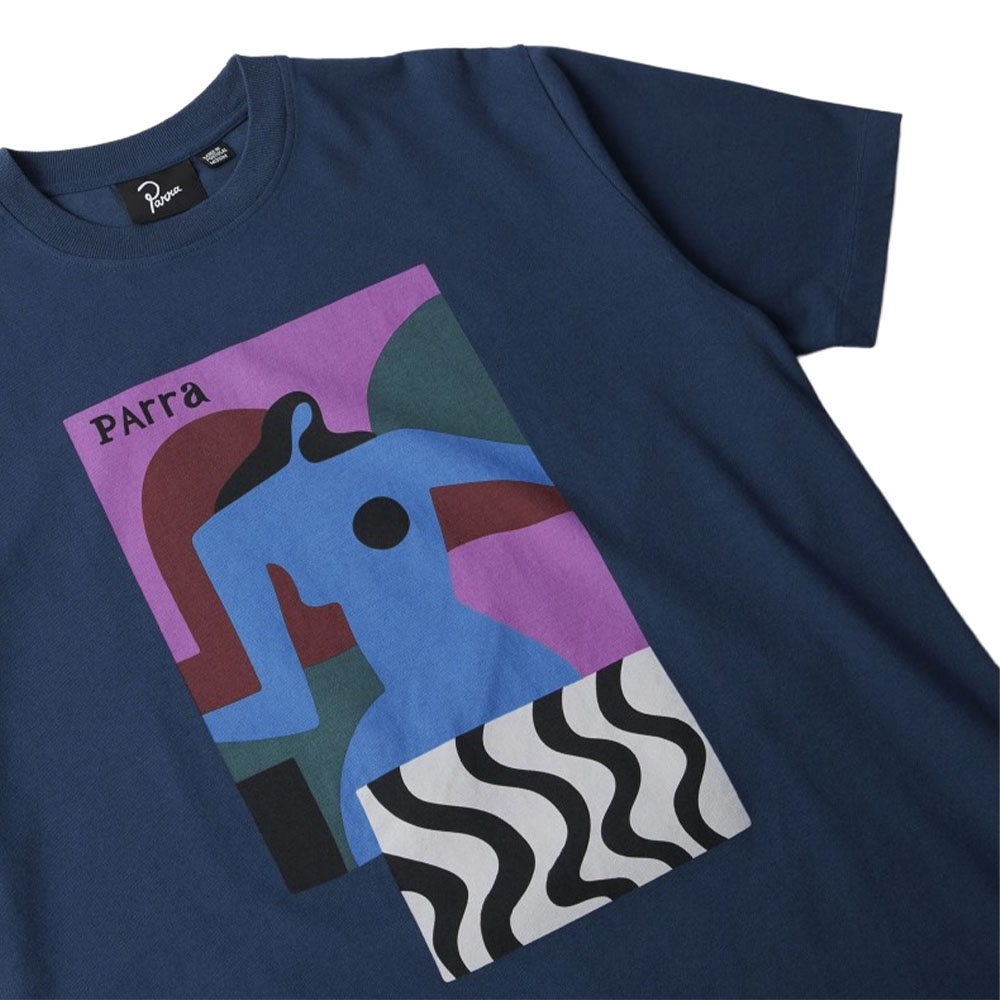 Camiseta Parra Distortion Tabl Azul