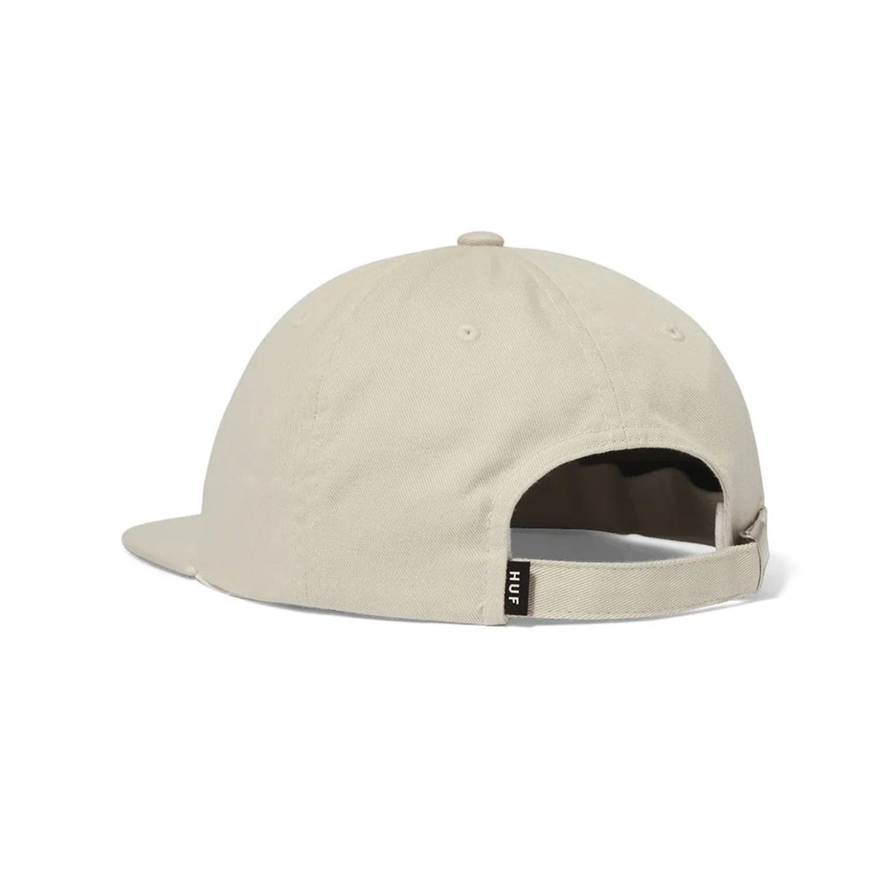 Boné Huf Distressed Logo Bege