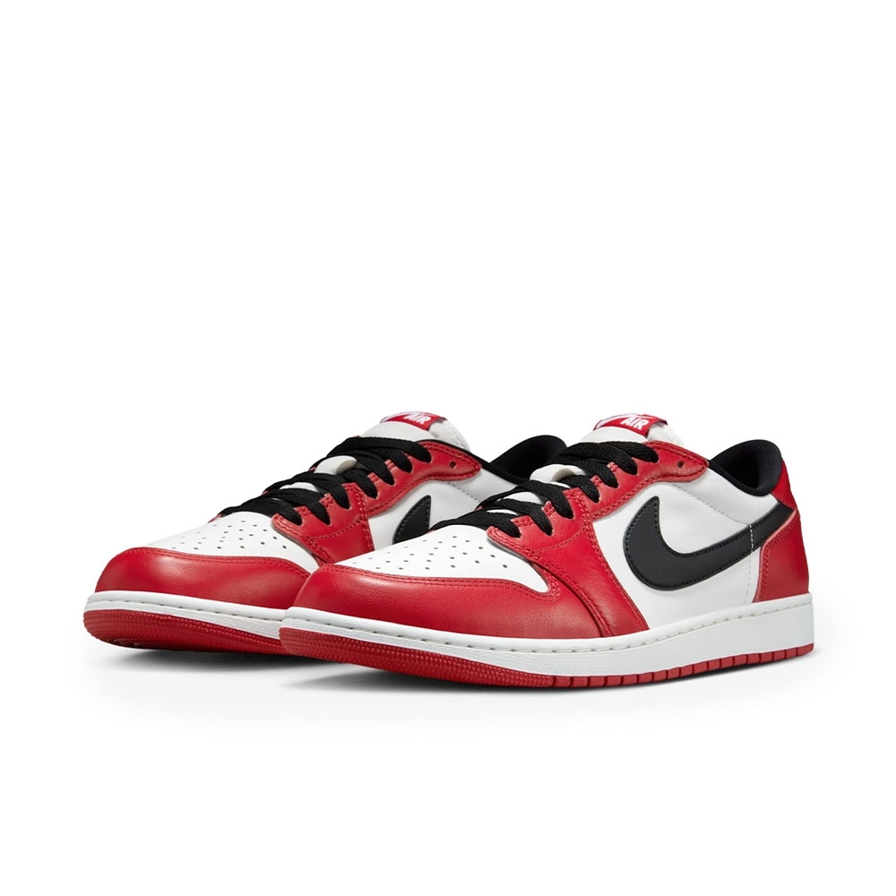 NIKE Air Jordan 1 赤白 Tênis Air Jordan 1 Retro Vermelho/branco