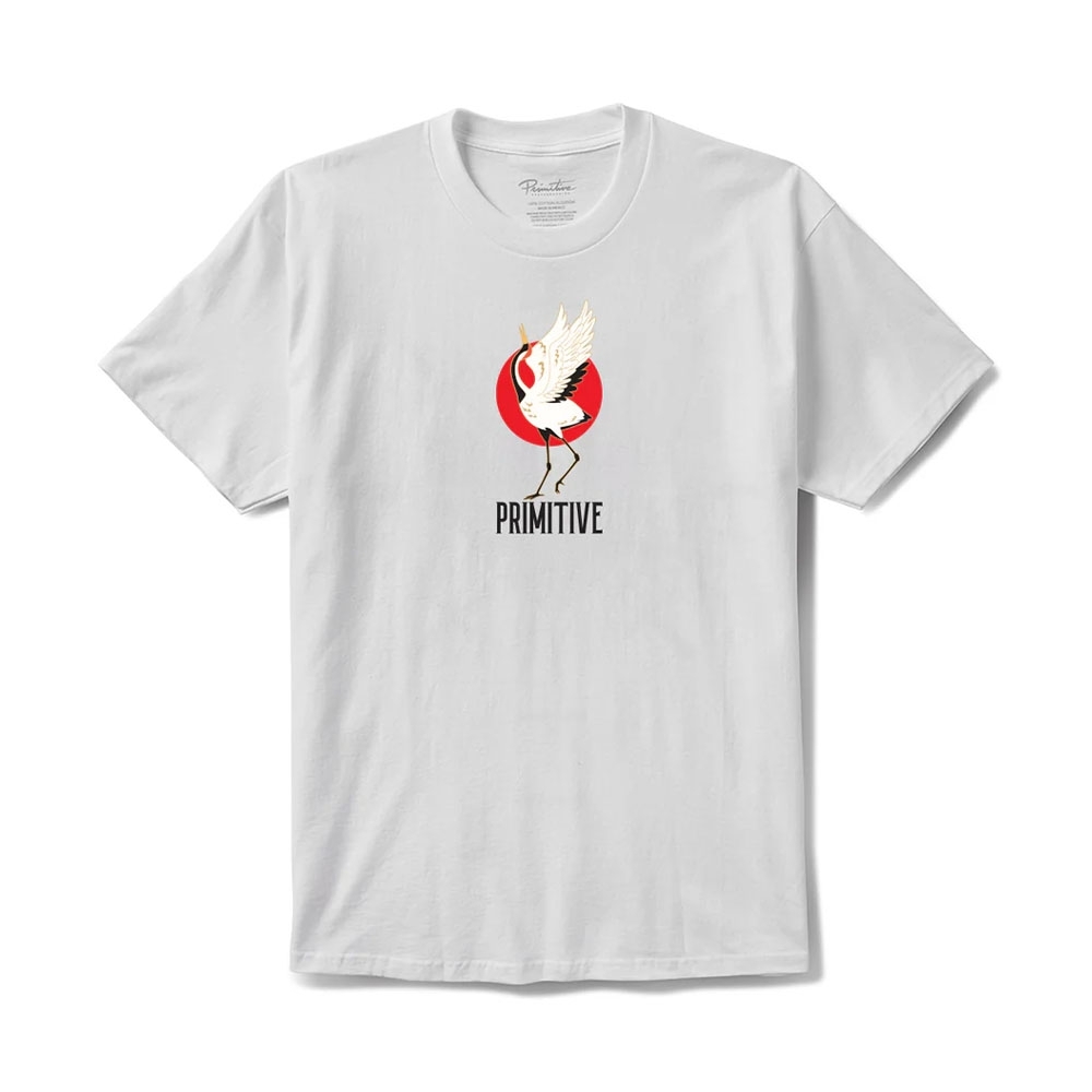 Camiseta Primitive Rising Dirty Branco
