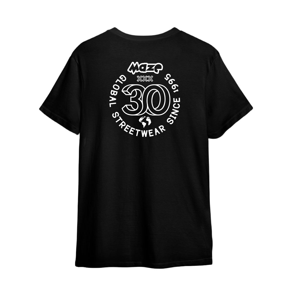 Camiseta Maze 30 Anos Big Preto