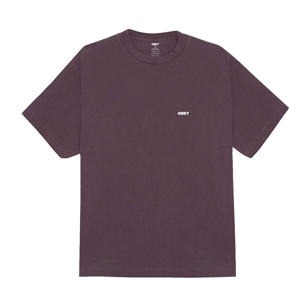 Camiseta Obey Bold Star Vinho