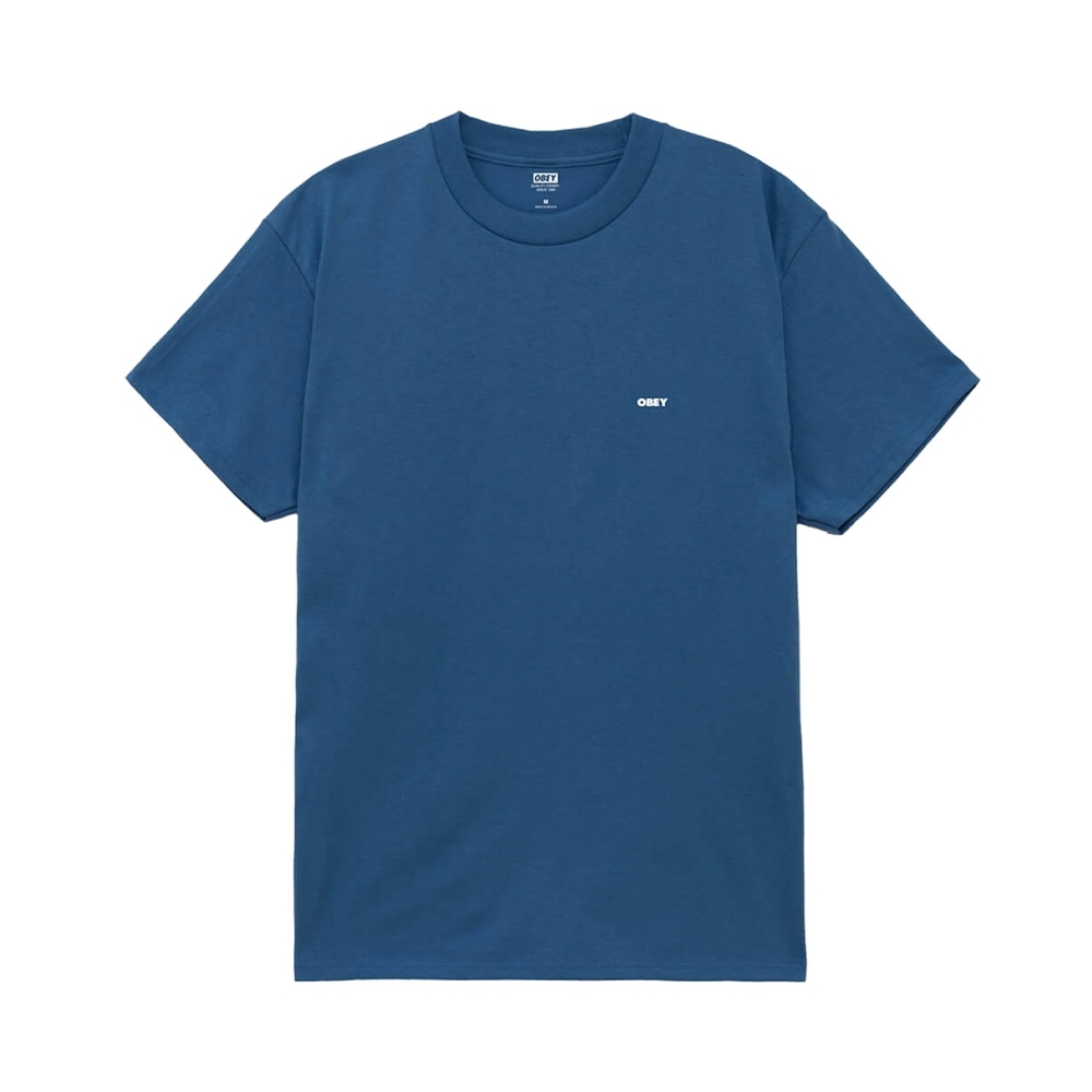 Camiseta Obey Icon Stencil Flame Azul Marinho