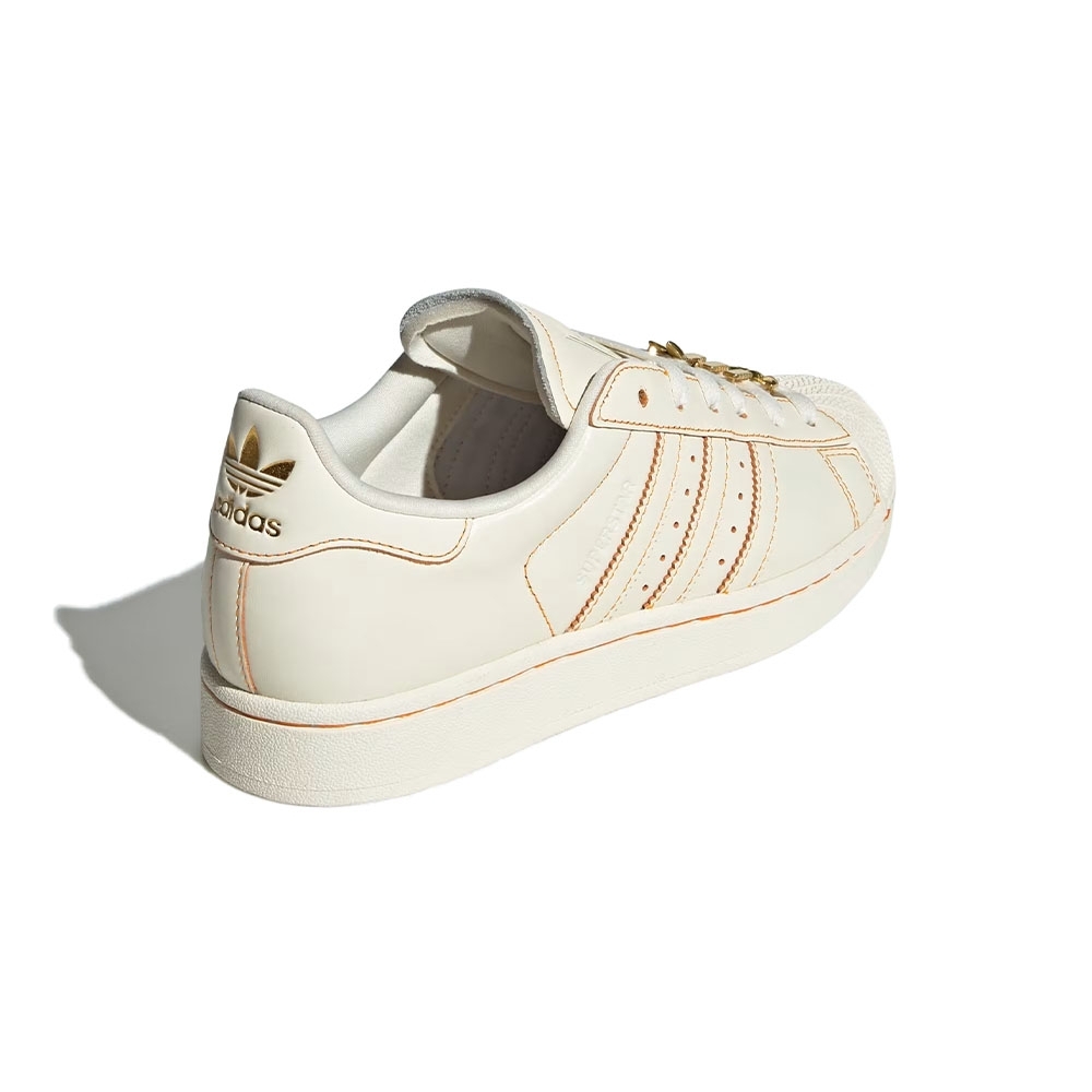 Tênis Adidas Superstar Ii Bege/laranja