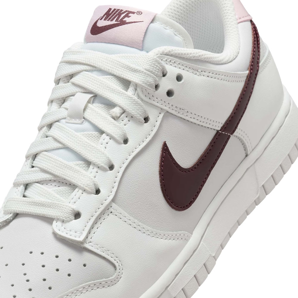 Tênis Nike Dunk Low Branco/vinho