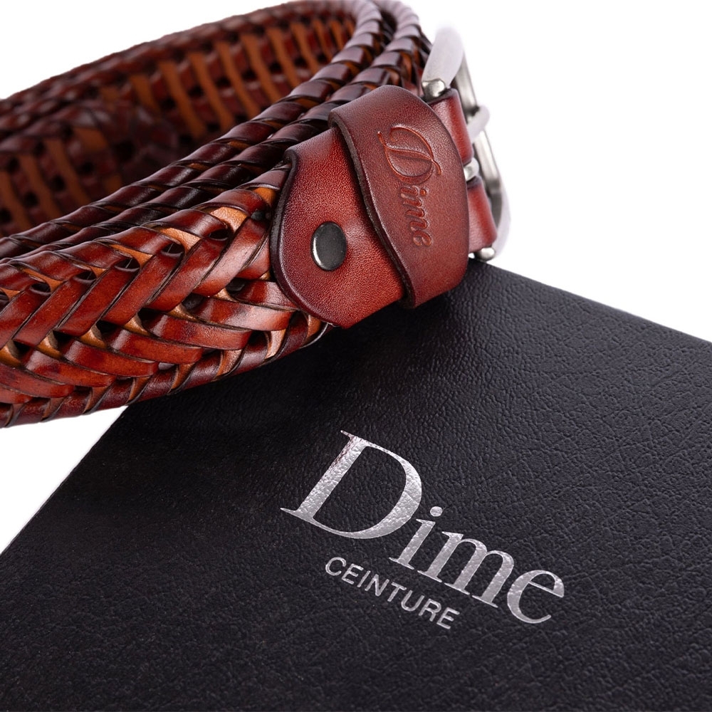 Cinto Dime Braided Marrom
