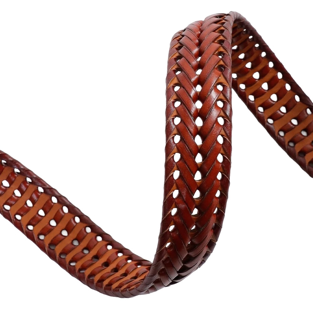 Cinto Dime Braided Marrom