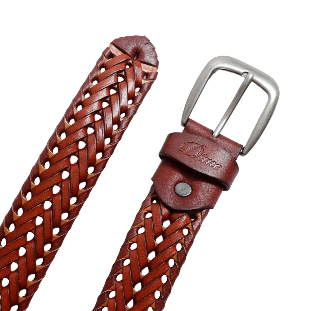 Cinto Dime Braided Marrom
