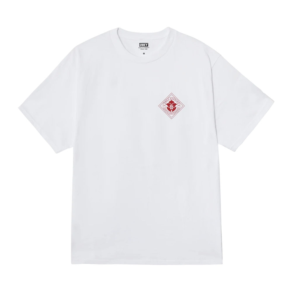 Camiseta Obey Earth Defenders Branco