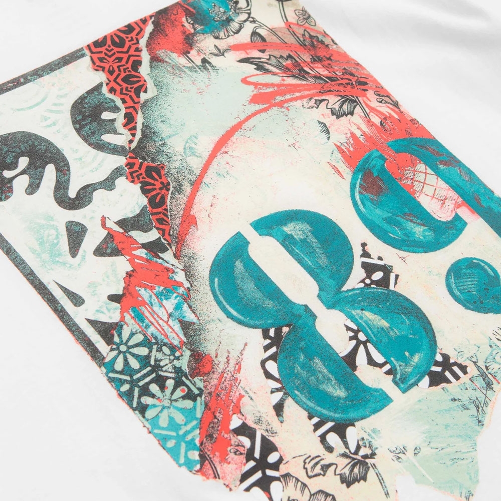 Camiseta Obey Lisbon Icon Branco