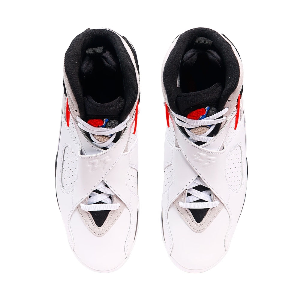 Tênis Nike Air Jordan 8 Retro Branco/vermelho