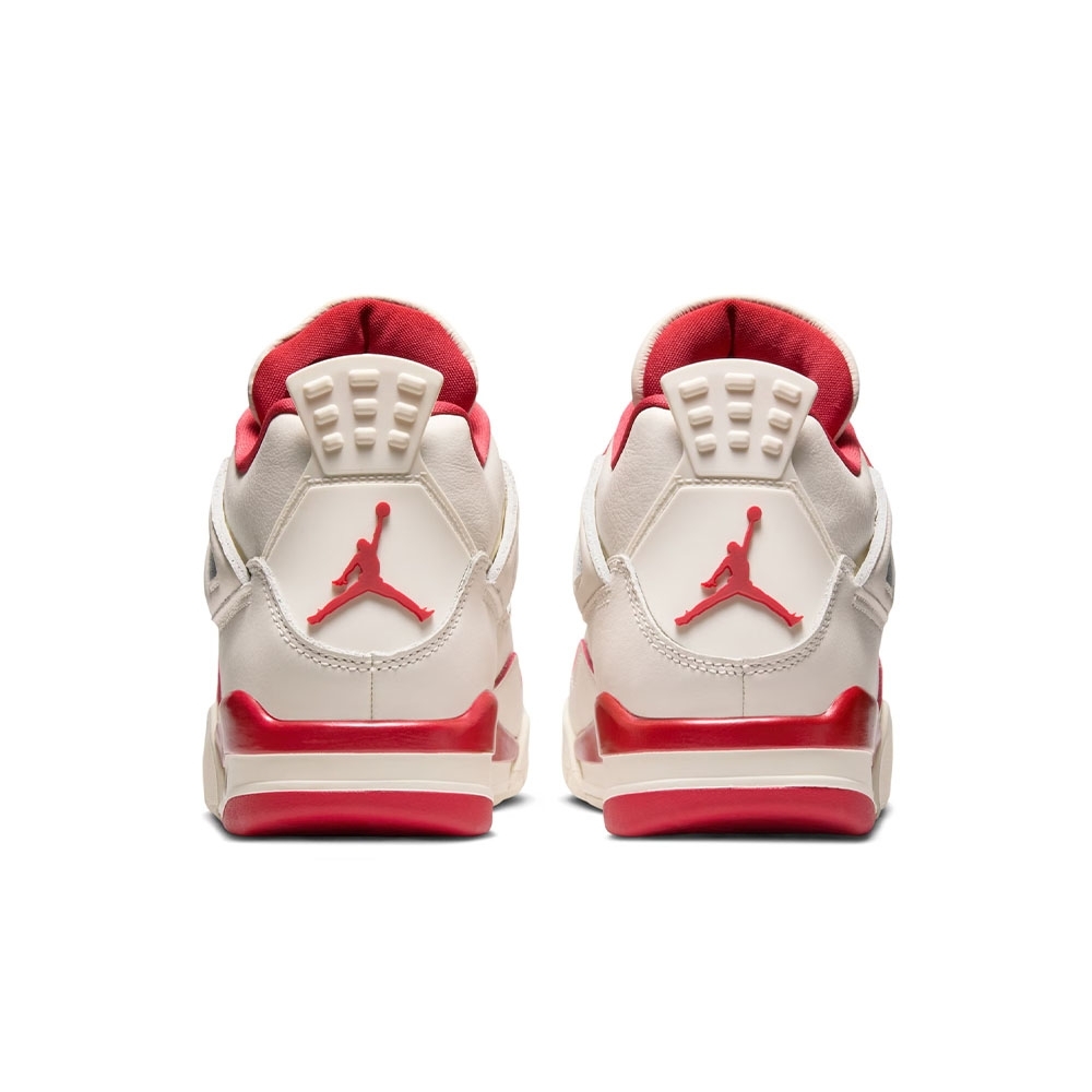 Tênis Nike Air Jordan 4 Bege/vermelho