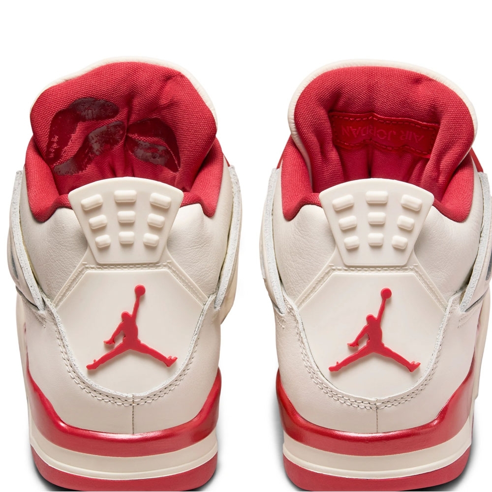 Tênis Nike Air Jordan 4 Bege/vermelho