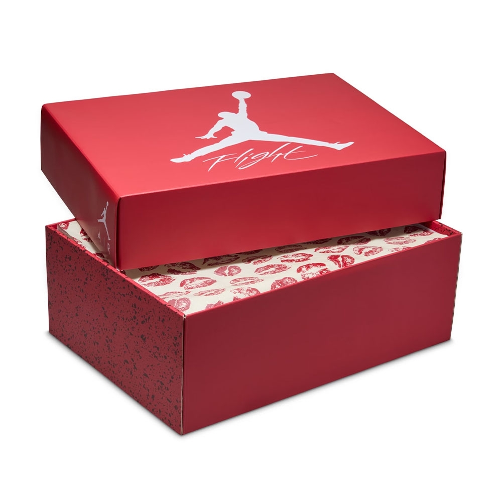 Tênis Nike Air Jordan 4 Bege/vermelho