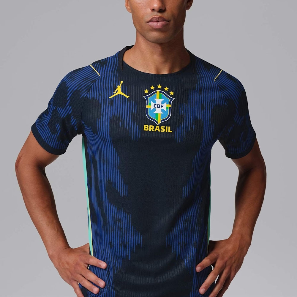 Camisa Brasil Jordan Ii 2026/27 Jogador Azul