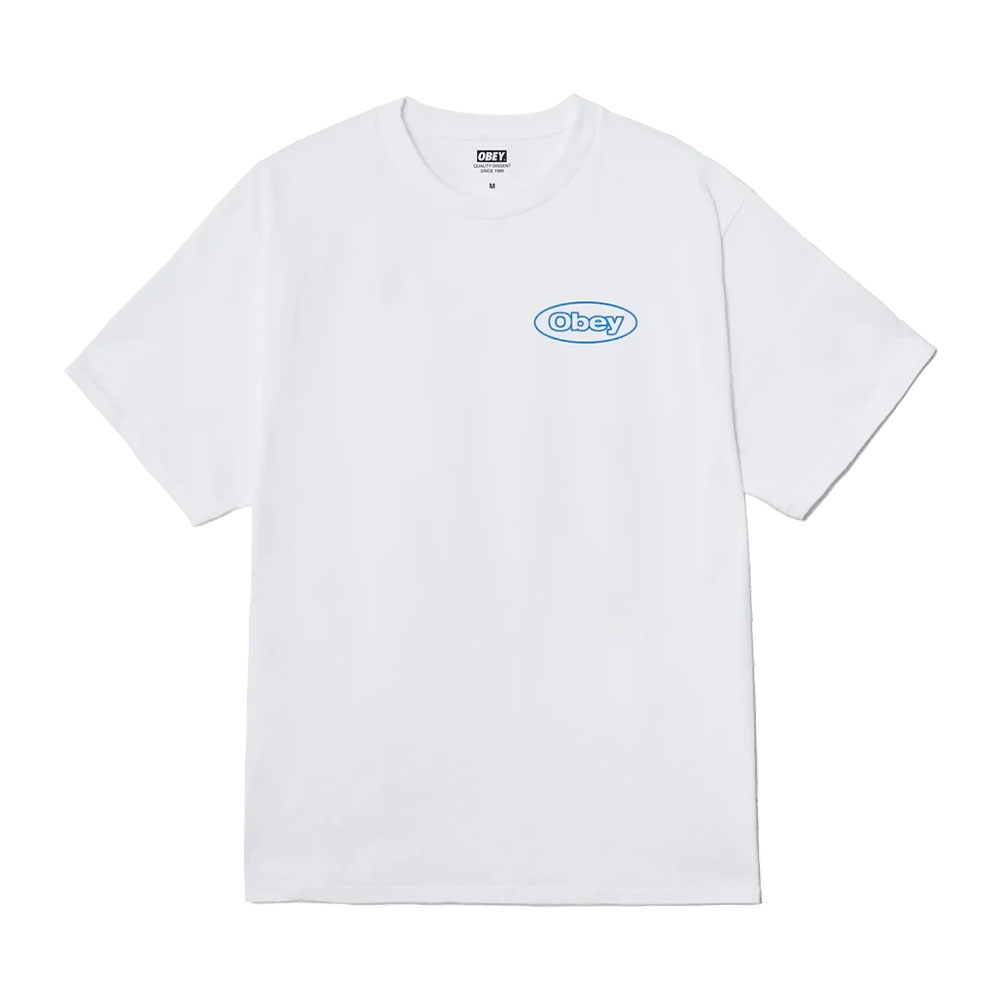 Camiseta Obey Reaction Branco