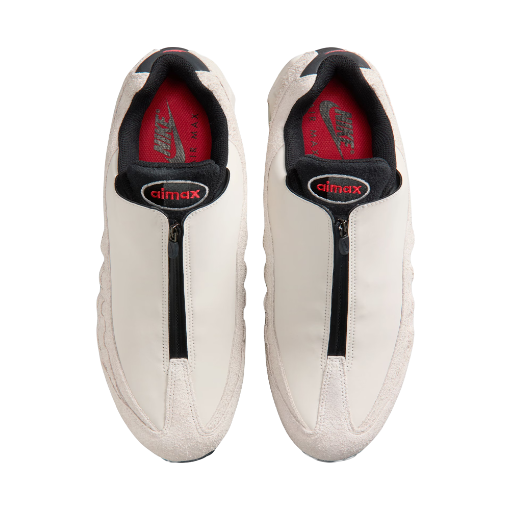 Tênis Nike Air Max 95 Big Bubble Zip Bege