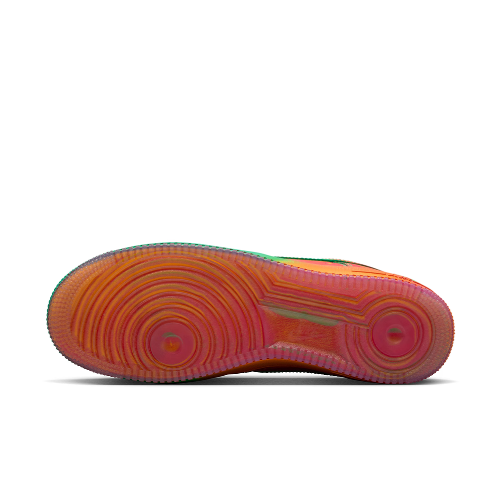 Tênis Nike Air Force 1 07 Verde/laranja