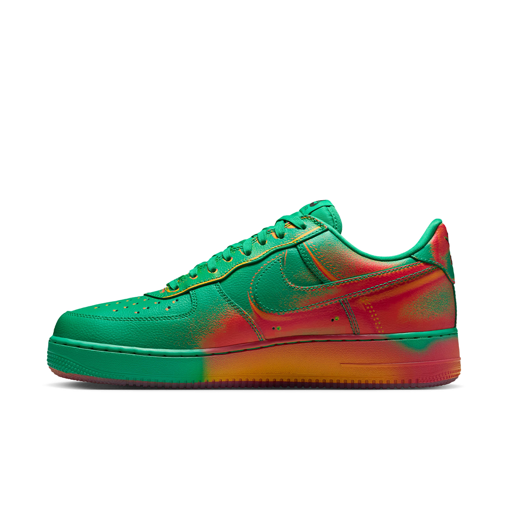 Tênis Nike Air Force 1 07 Verde/laranja