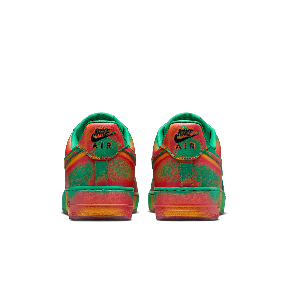 Tênis Nike Air Force 1 07 Verde/laranja